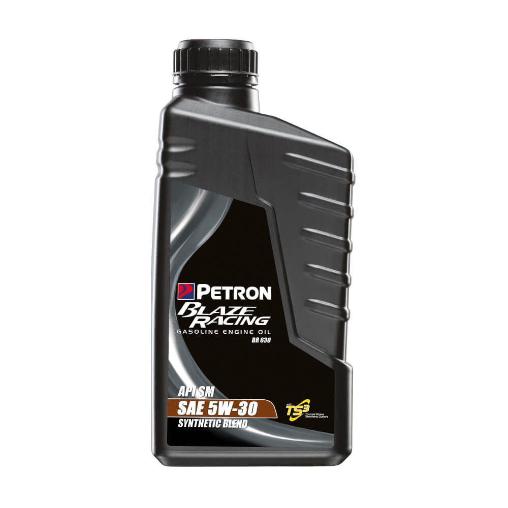 PETRON BLAZE RACING BR630 SYNTHETIC BLEND GASOLINE ENGINE OIL SAE 5W-30