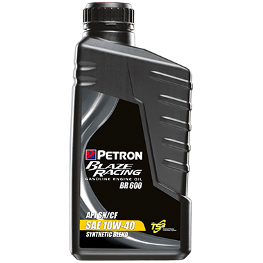 PETRON BLAZE RACING BR600 SYNTHETIC BLEND GASOLINE ENGINE OIL SAE 10W-40