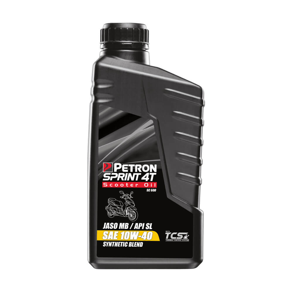PETRON SPRINT 4T SC600 SCOOTER OIL SYNTHETIC BLEND  SAE 10W-40