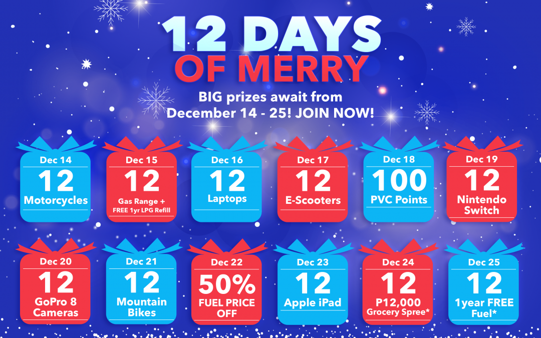 12 Days of Merry (December 14 to 25, 2020)