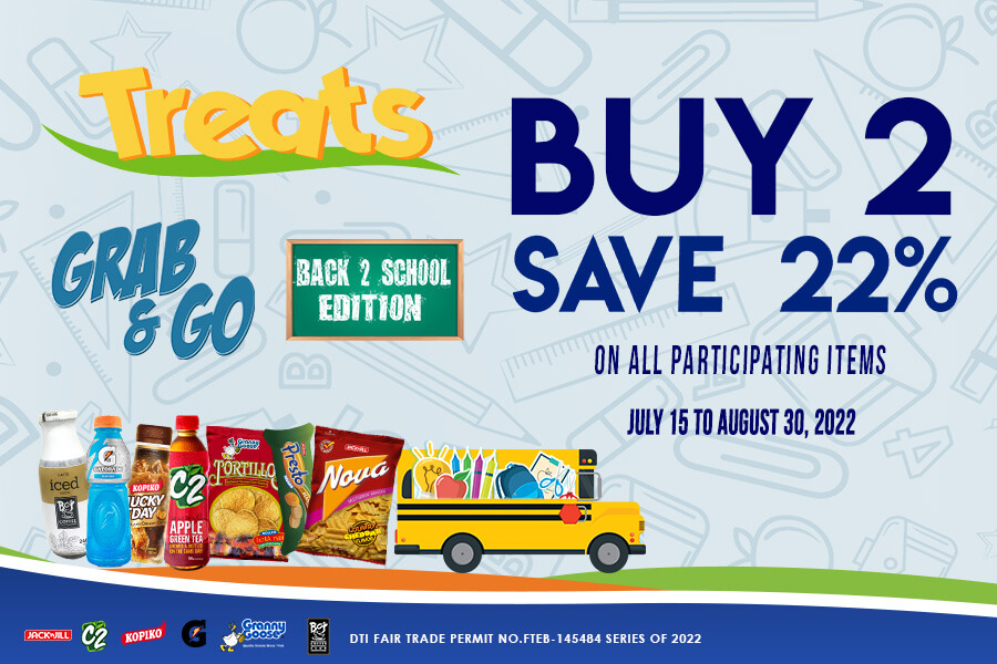 Treats to Go! Back 2 School Edition (July 15-August 30, 2022)