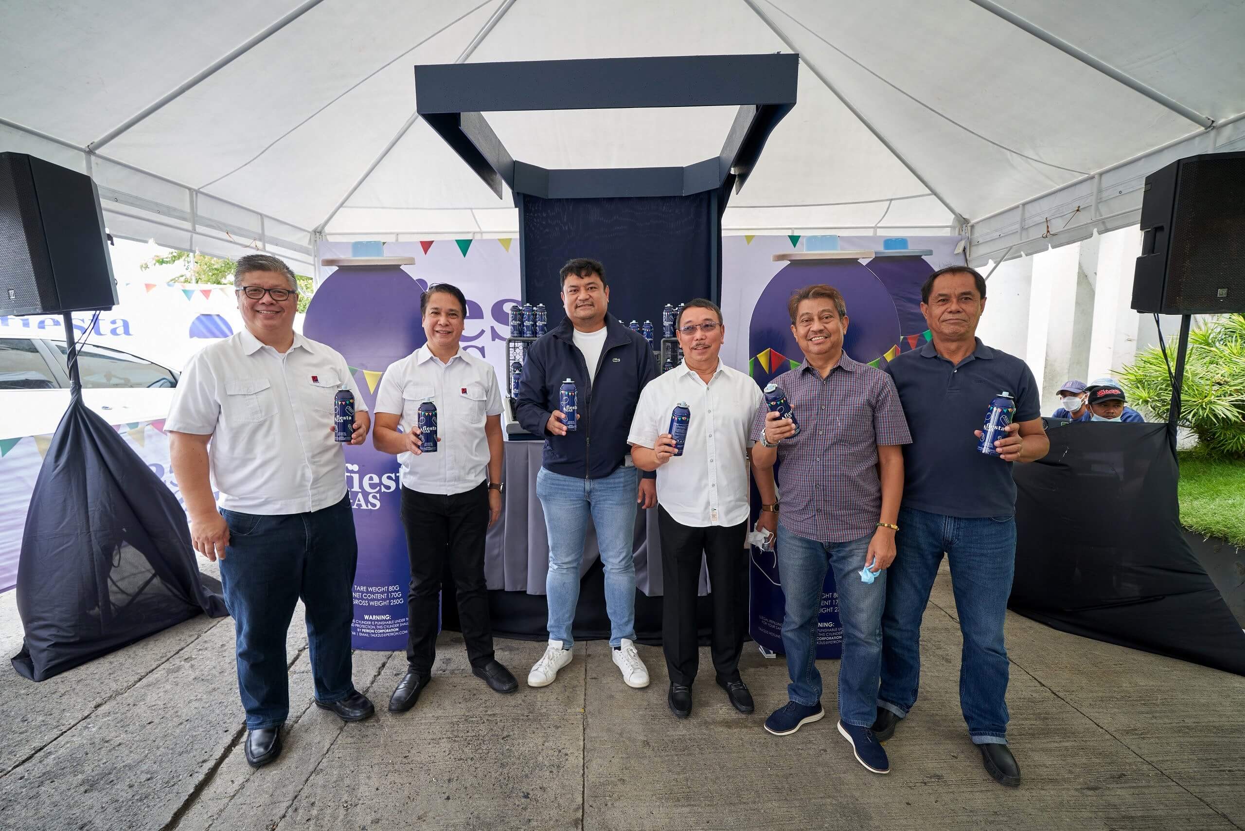Petron launches LPG-refillable small cylinder by Fiesta Gas in Cebu