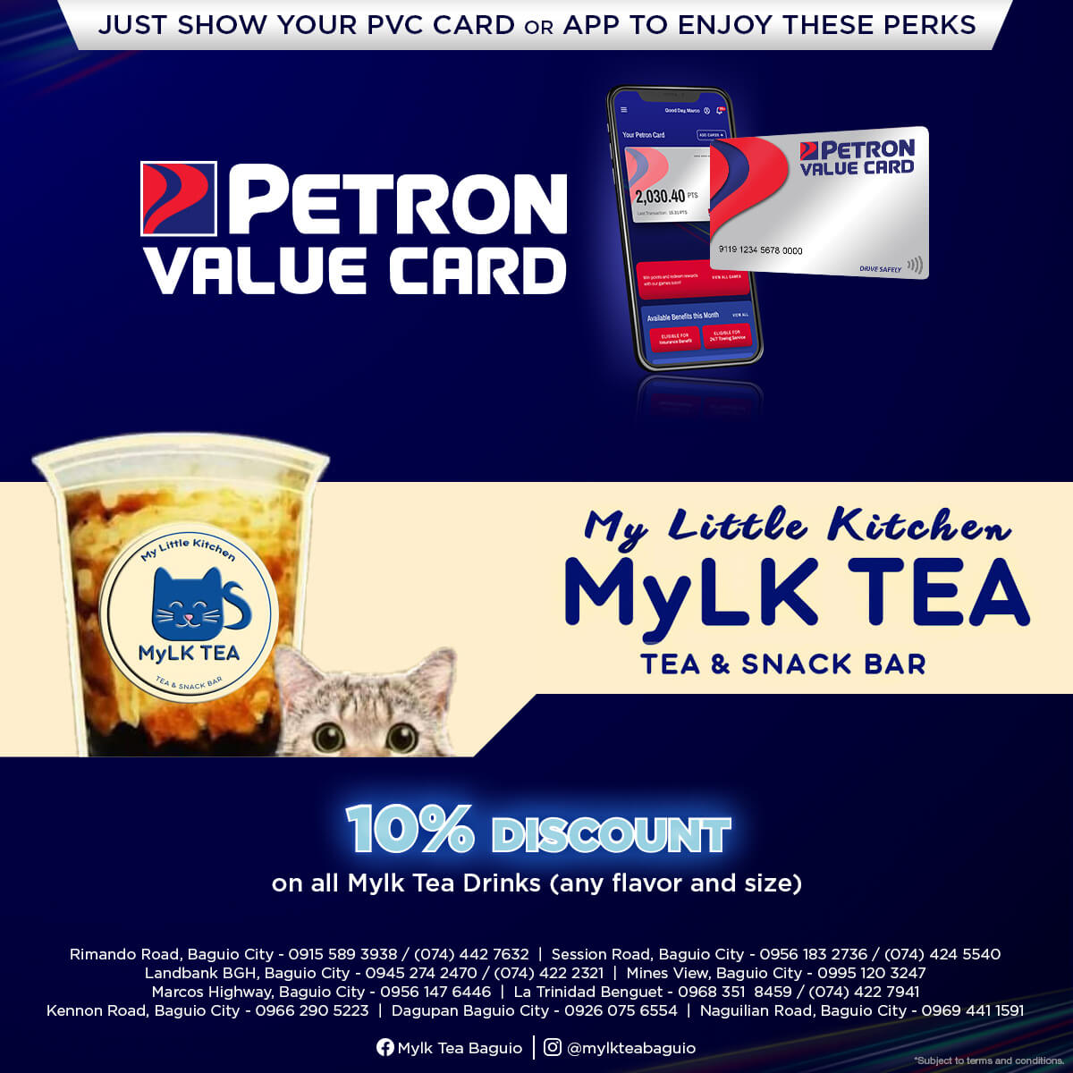 PVC x MyLK Tea and Snack Bar (February 1, 2023 – January 31, 2024)