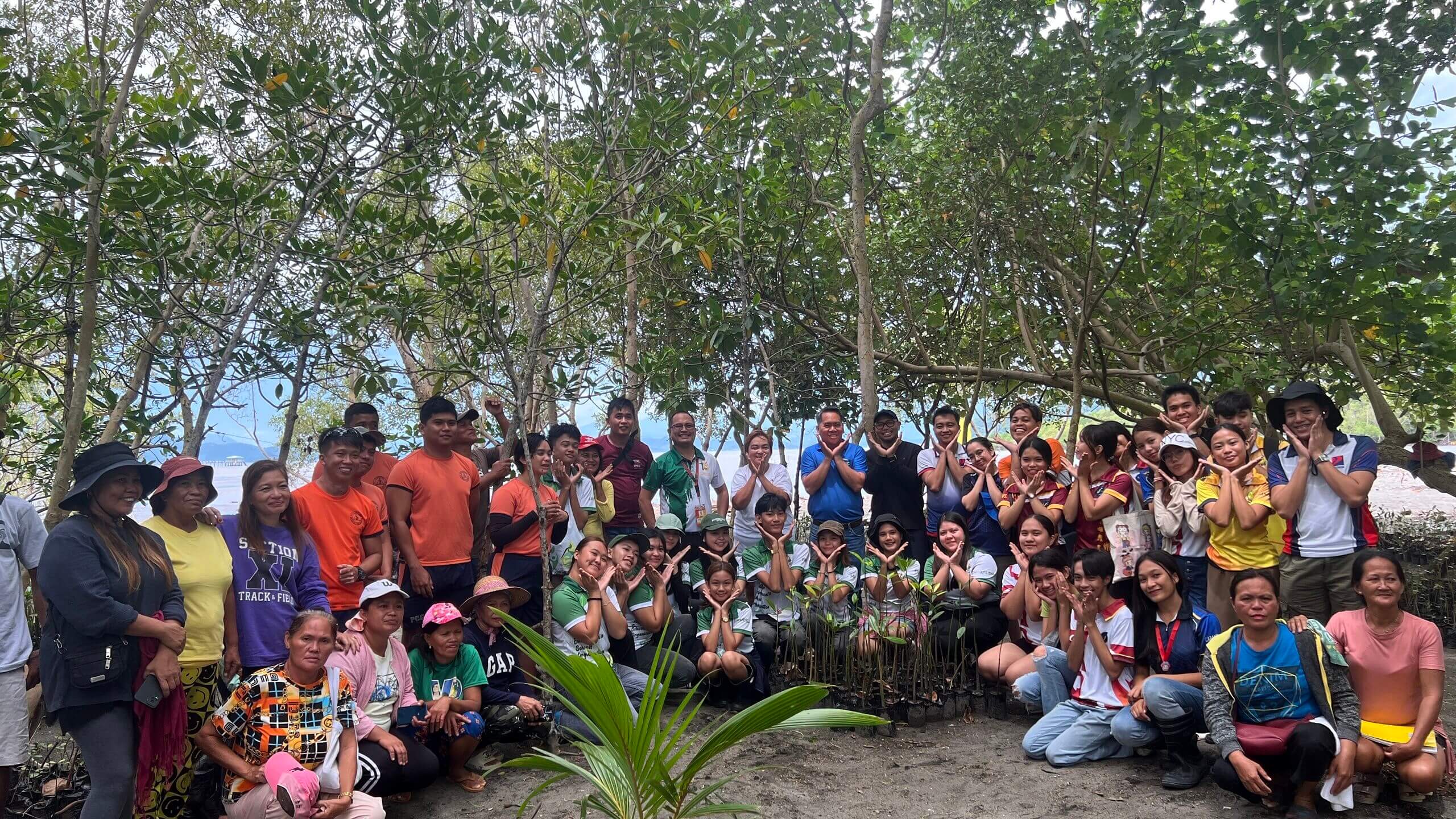 Petron holds mangrove planting activity in Davao del Sur in celebration of Environment Month