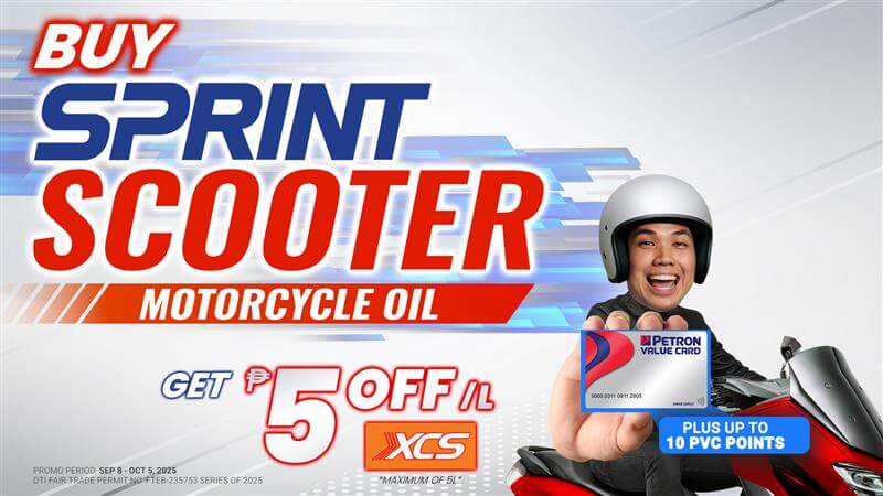 Sprint Scooter Oil x XCS Promo (September 8 – October 5, 2025)