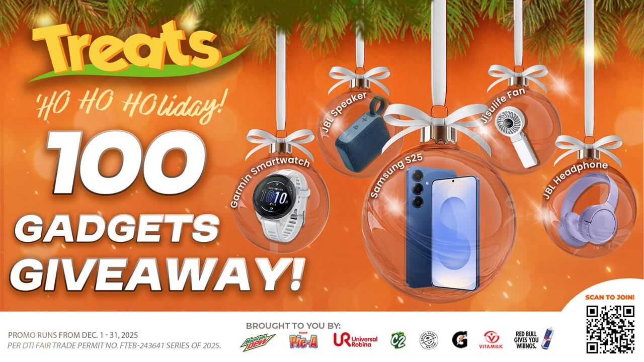 Ho Ho Holiday! 100 Gadgets Giveaway (December 1 – 31, 2025)